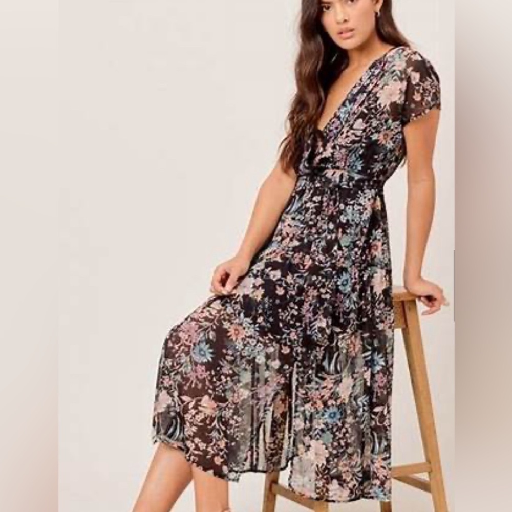 Lovestich Floral Dress